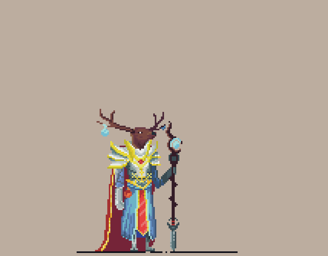 Deer knight (commission)